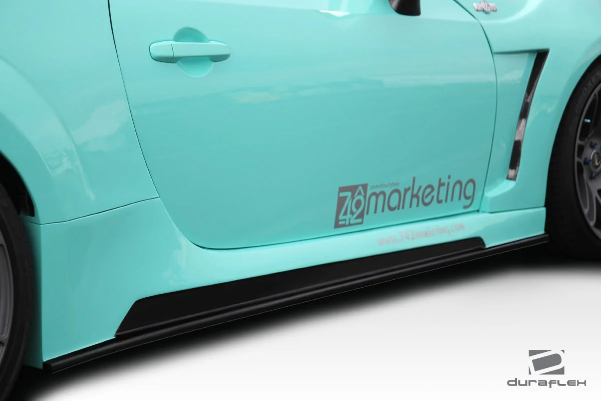 Extreme Dimensions Duraflex 86-R Side Skirts Rocker Panels 13-21 Scion FR-S / Toyota 86 / BRZ - Image 2