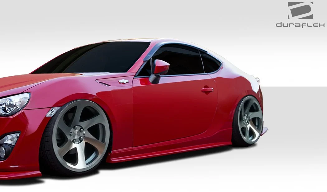 Extreme Dimensions Duraflex V-Speed Side Skirts Rocker Panels 13-21 Scion FR-S / Toyota 86 / BRZ - Image 2