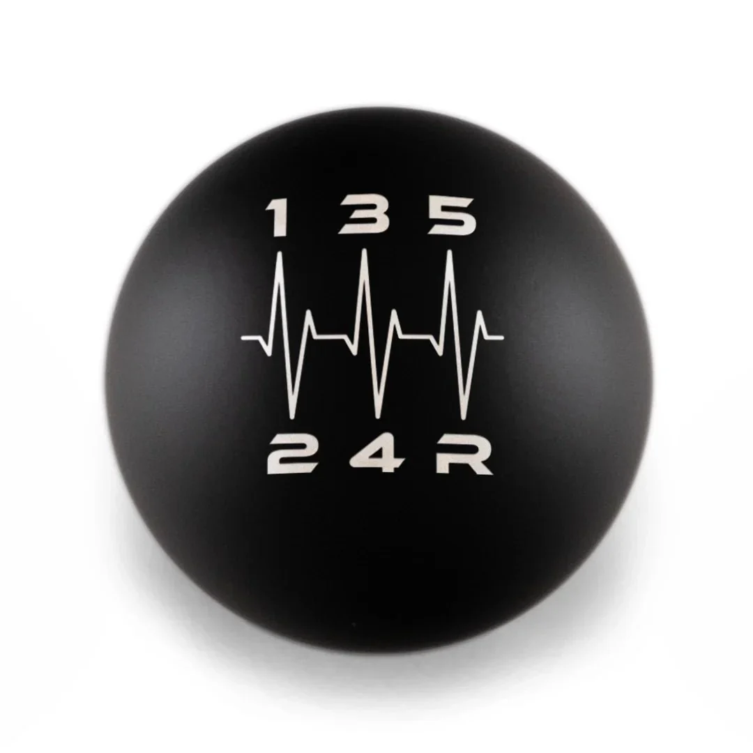 Billetworkz 5 Speed Weighted Shift Knob WRX - Heartbeat Engraving - Image 4