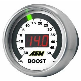 AEM Boost Gauge 50psi Digital 52mm