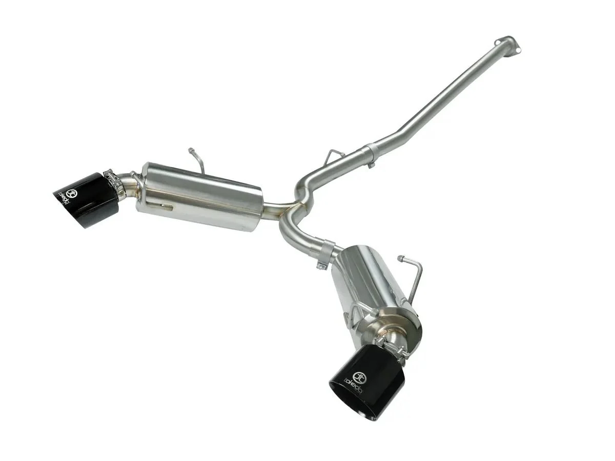 aFe Power Takeda 2-1/2" 304 Stainless Steel Cat-Back Exhaust System w/ Black Tips 2013-2021 BRZ / 2013-2016 FRS / 2017-2021 GT86