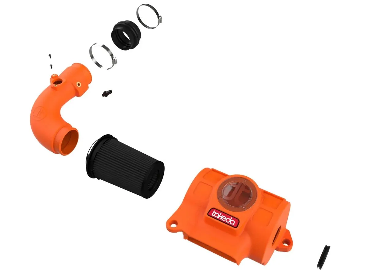 aFe Power Takeda Momentum Orange Edition Cold Air Intake System w/ Black Pro 5R Filter 2022-2026 BRZ / 2022-2026 GR86 - Image 3