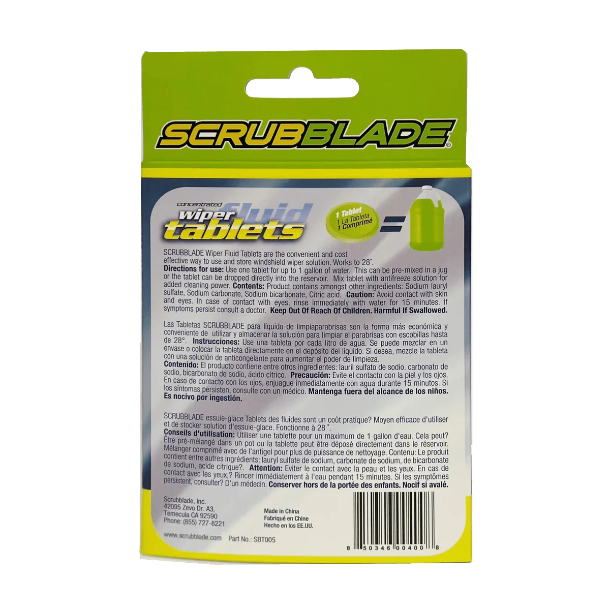 Scrubblade Apple Scented Washer Fluid Tablets - Image 4