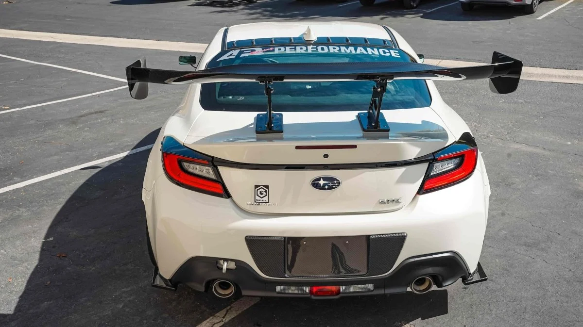 APR Performance Carbon Fiber License Plate Backing 2022-2026 BRZ / 2022-2026 GR86 - Image 3