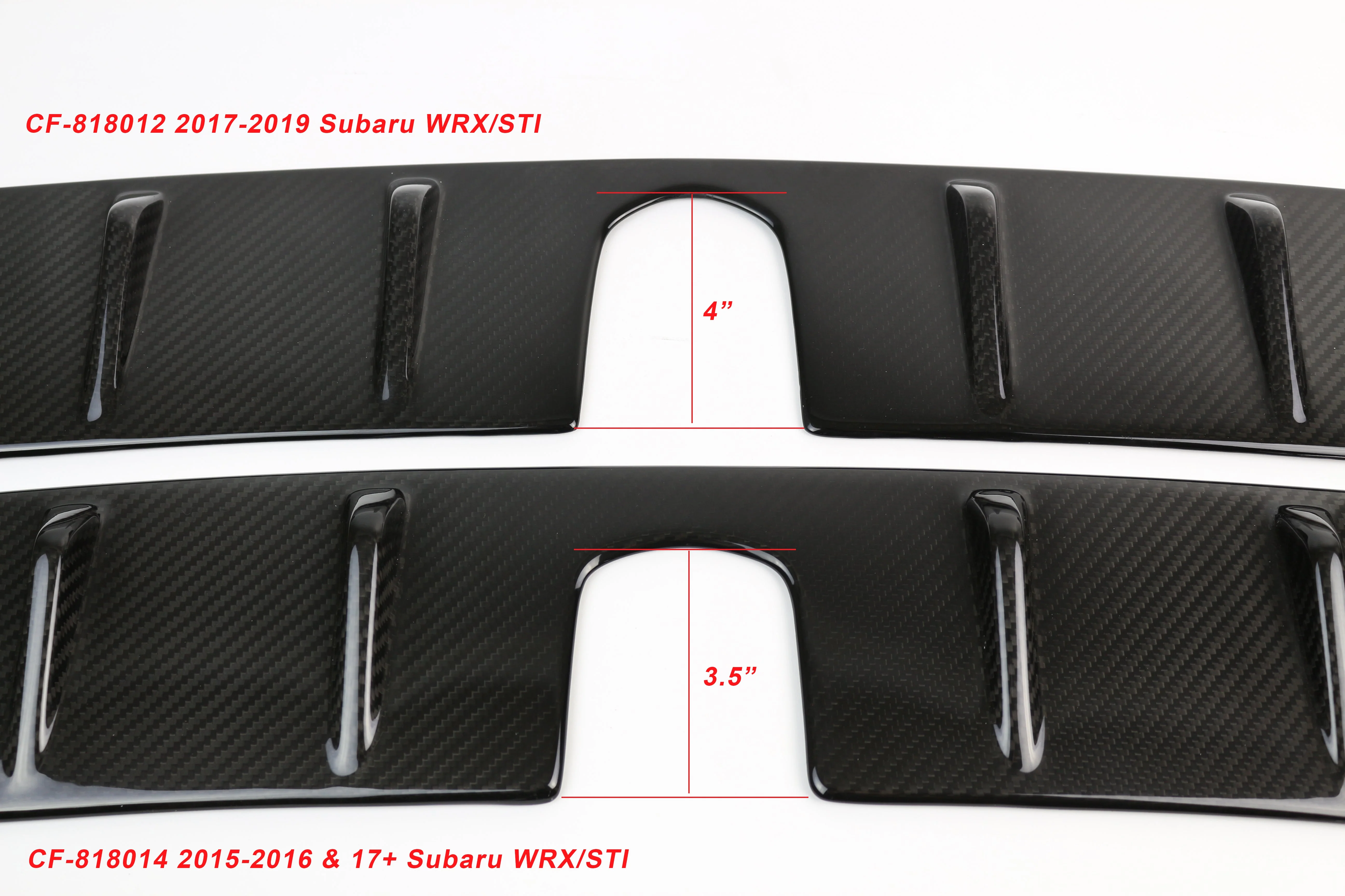 APR Performance Carbon Fiber Vortex Generator 2015-2021 WRX w/ 6.2 Inch Base Radio / 2015-2016 STI - Image 3