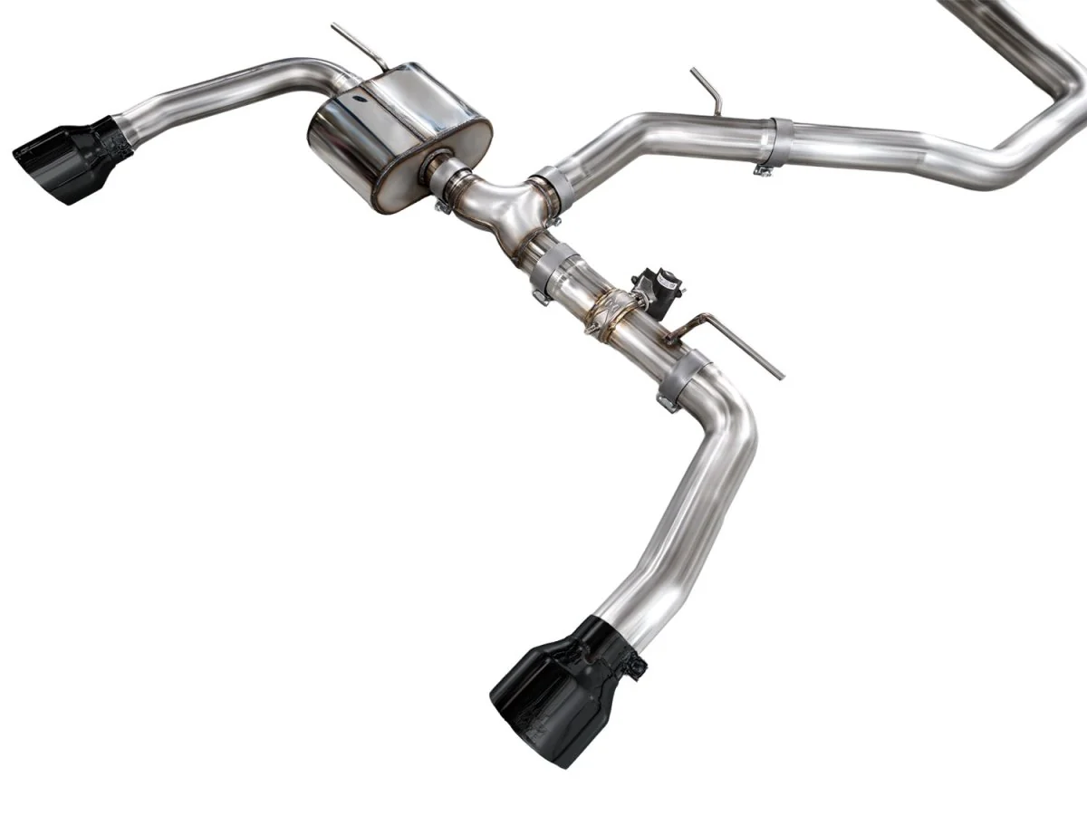 AWE SwitchPath Catback Exhaust Diamond Black Tips 2022-2026 Elantra N - Image 2