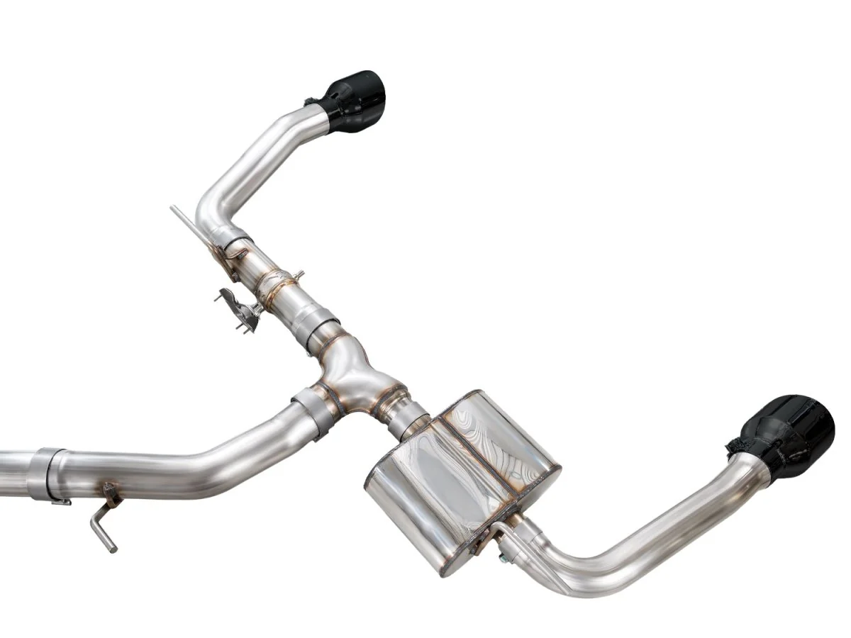 AWE SwitchPath Catback Exhaust Diamond Black Tips 2022-2026 Elantra N - Image 3