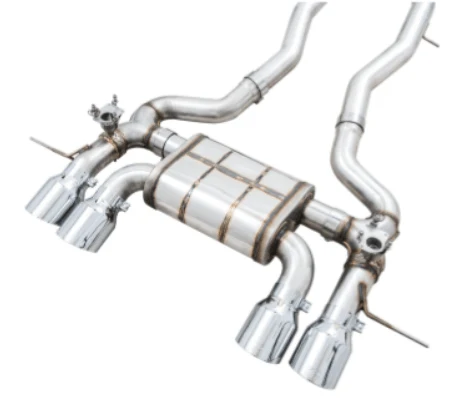 AWE SwitchPath Catback Exhaust w/ Chrome Silver Tips 2021-2025 BMW M3 / M4 - Image 7