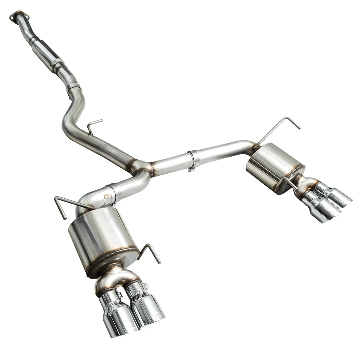 AWE Touring Edition Catback Exhaust w/ Chrome Silver Tips 2015-2021 WRX - Image 3