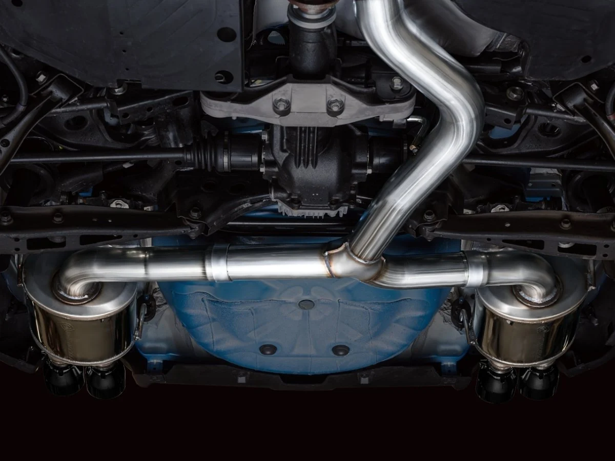 AWE Touring Edition Catback Exhaust w/ Diamond Black Tips 2022-2026 WRX - Image 12