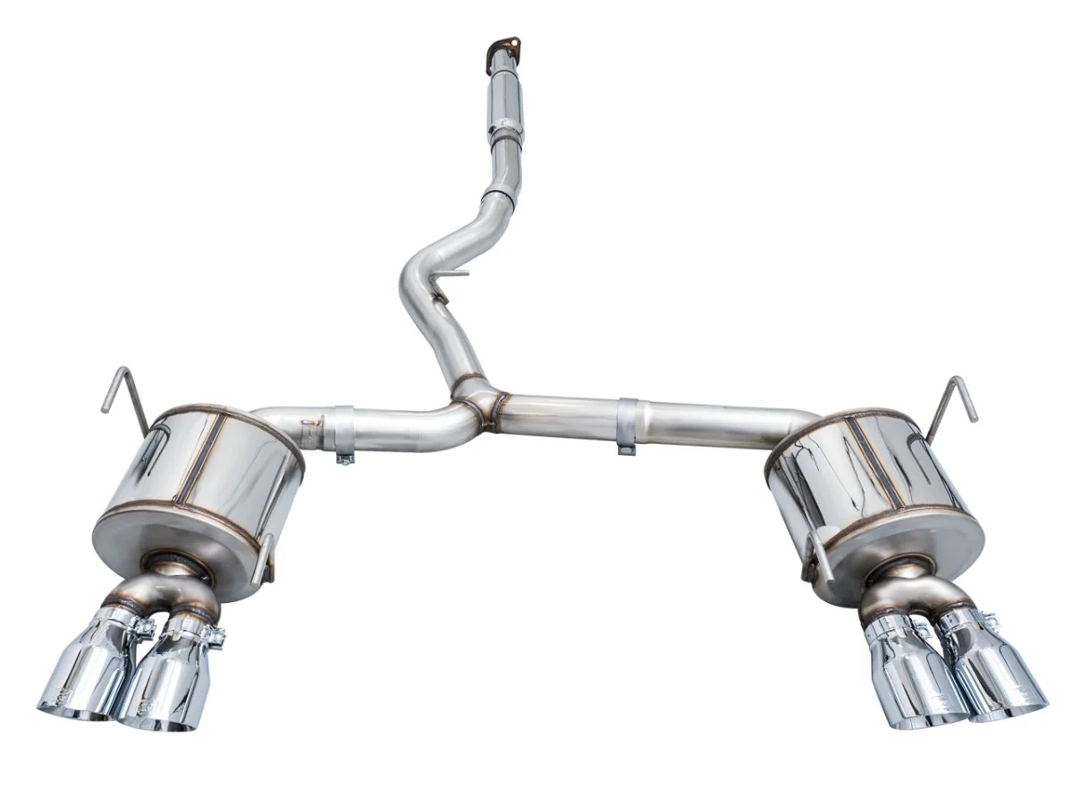 AWE Touring Edition Catback Exhaust w/ Chrome Silver Tips 2022-2026 WRX