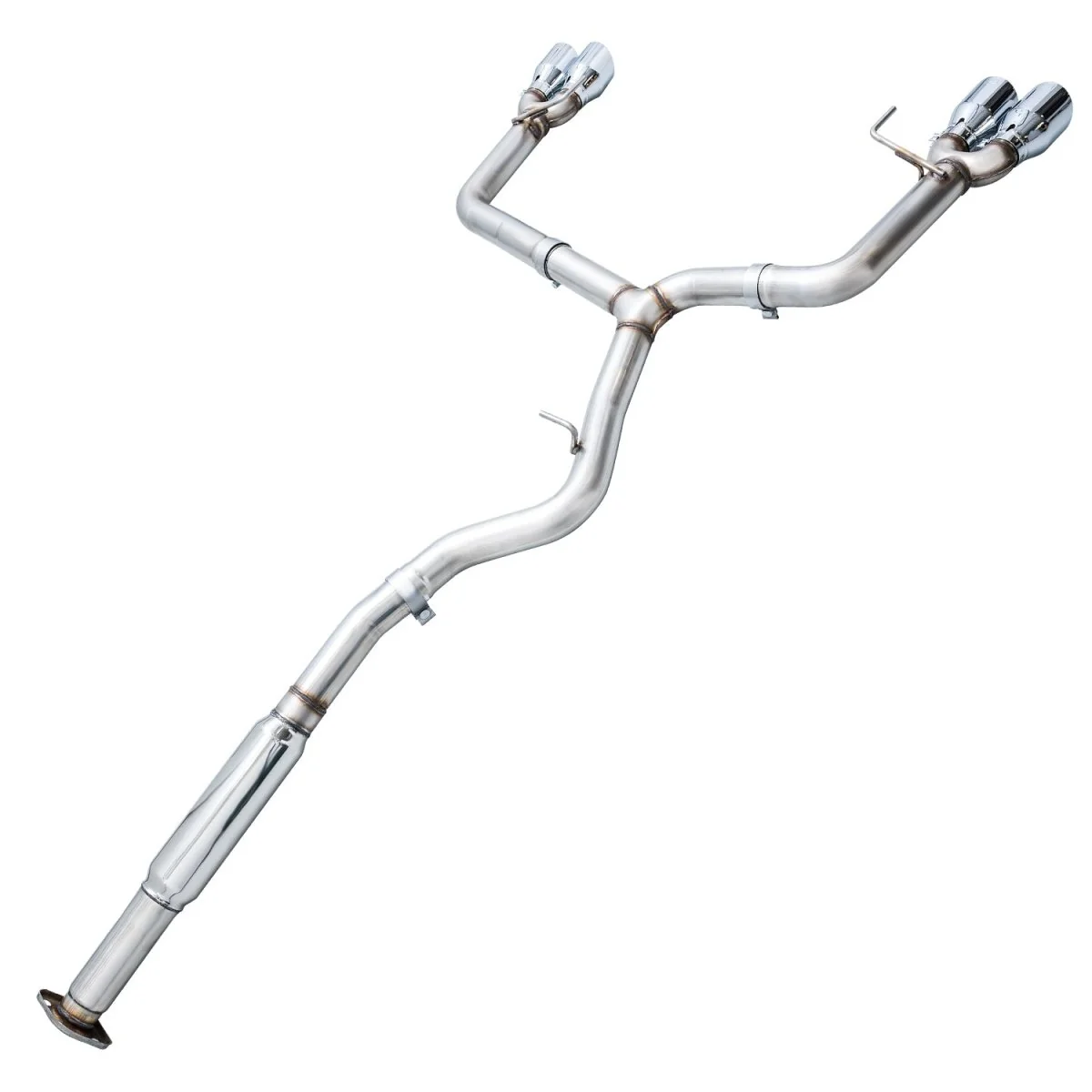 AWE Track Edition Catback Exhaust w/ Chrome Silver Tips 2011-2021 WRX Sedan / 2011-2021 STI Sedan - Image 3