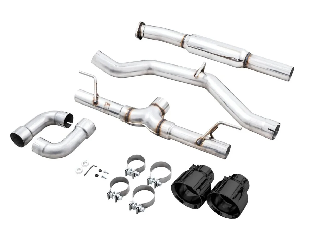 AWE Track Edition Catback Exhaust w/ Diamond Black Tips 13-24 BRZ / 17-21 Toyota 86 / 22-24 GR86 - Image 6