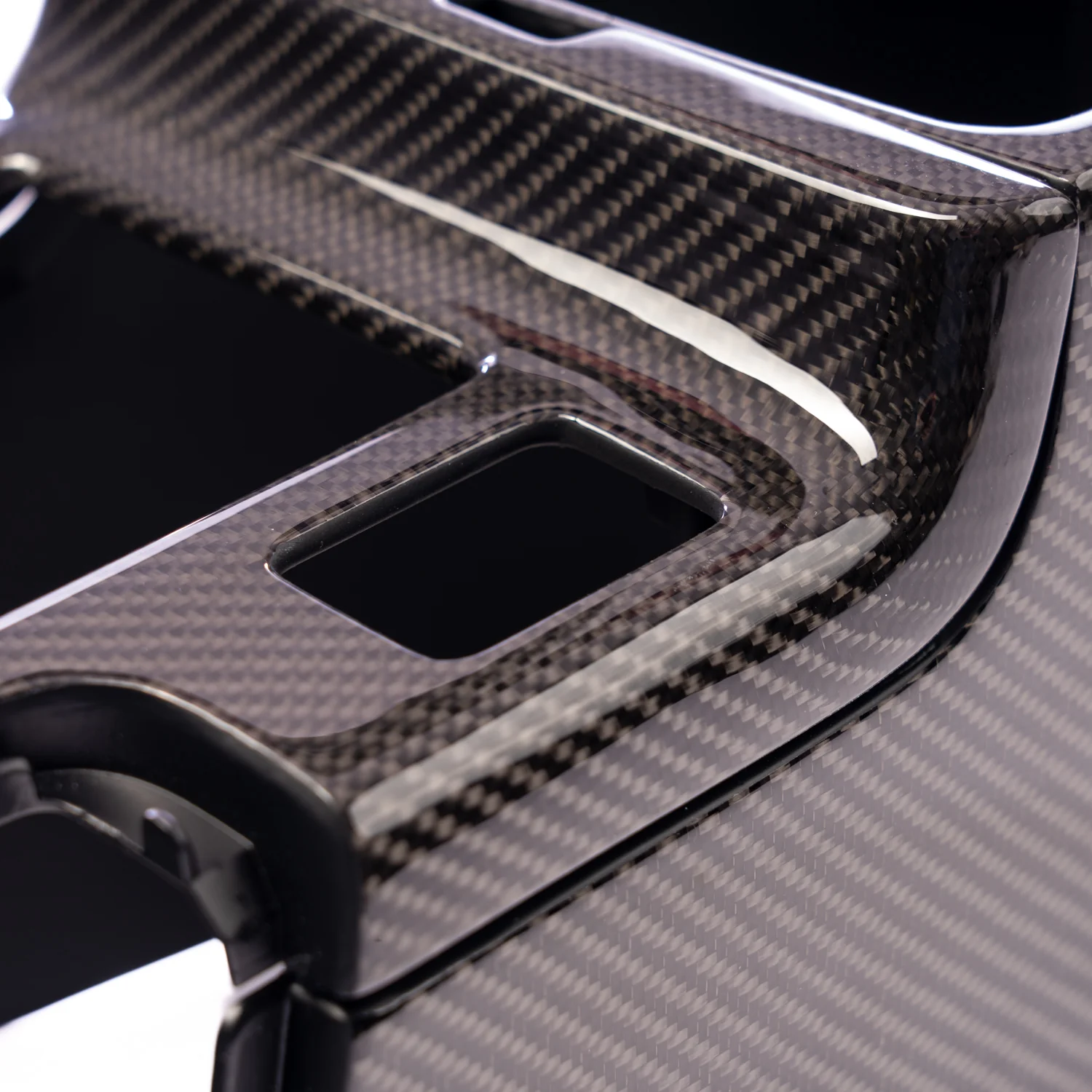 Axis Parts Dry Carbon Center Console Cover 2015-2021 WRX / 2015-2021 STI - Image 2