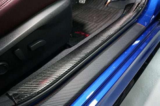 Axis Parts Dry Carbon Front Door Sill Scuff Cover 2022-2026 WRX - Image 5