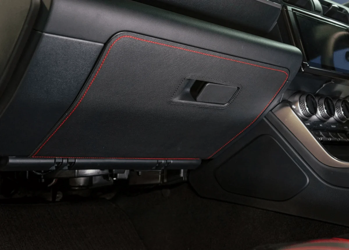 Axis Parts Glove Box Guard Leather w/ Red Stitching 2022-2026 BRZ / 2022-2026 GR86