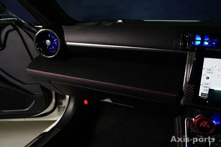 Axis Parts Ultrasuede Front Panel Replacement Black w/ Red Stitching 2022-2026 BRZ / 2022-2026 GR86 - Image 11