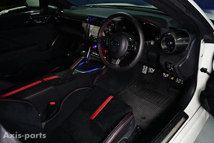Axis Parts Ultrasuede Front Panel Replacement Black w/ Red Stitching 2022-2026 BRZ / 2022-2026 GR86 - Image 14