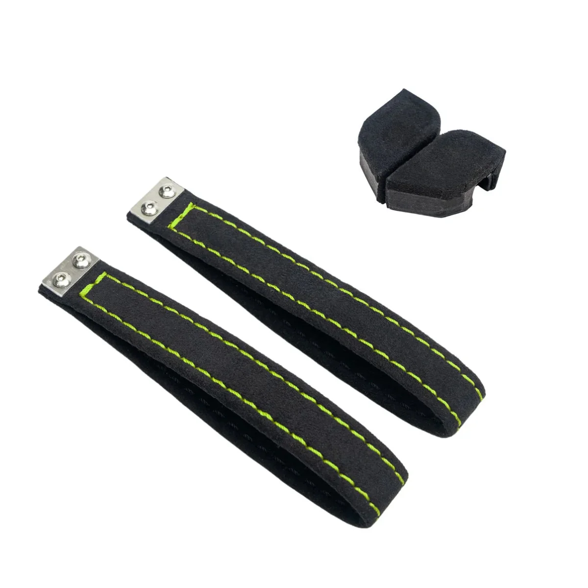 Billetworkz Alcantara Door Pull Strap Kit Pair Black w/ Neon Yellow Stitching 2022-2026 WRX / 2022-2026 BRZ / 2022-2026 GR86 / 2018-2025 Crosstrek / 2020-2025 Outback / 2020-2025 Legacy