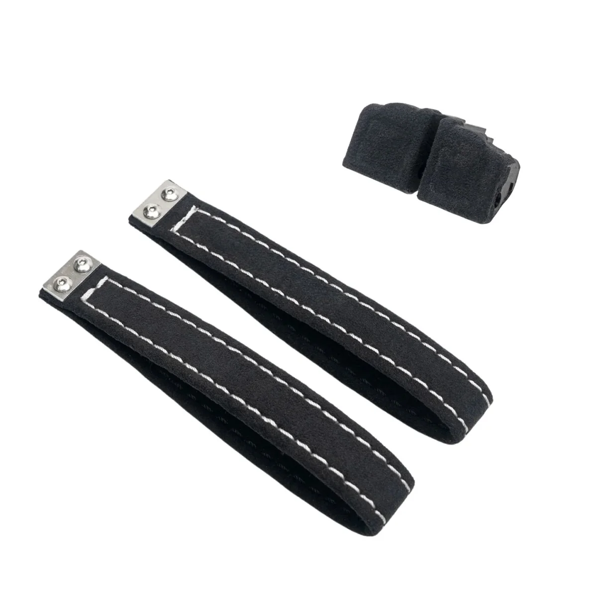 Billetworkz Alcantara Door Pull Strap Kit Pair Black w/ White Stitching 2008-2021 WRX / 2008-2021 STI / 2013-2021 BRZ / 2013-2017 Crosstrek / 2014-2018 Forester / 2012-2018 Impreza