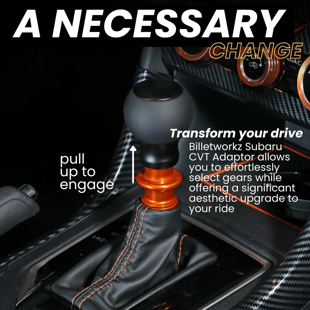 Billetworkz Automatic Shifter Nebula w/ Black Splash Subaru Forester 19-24 - Image 2