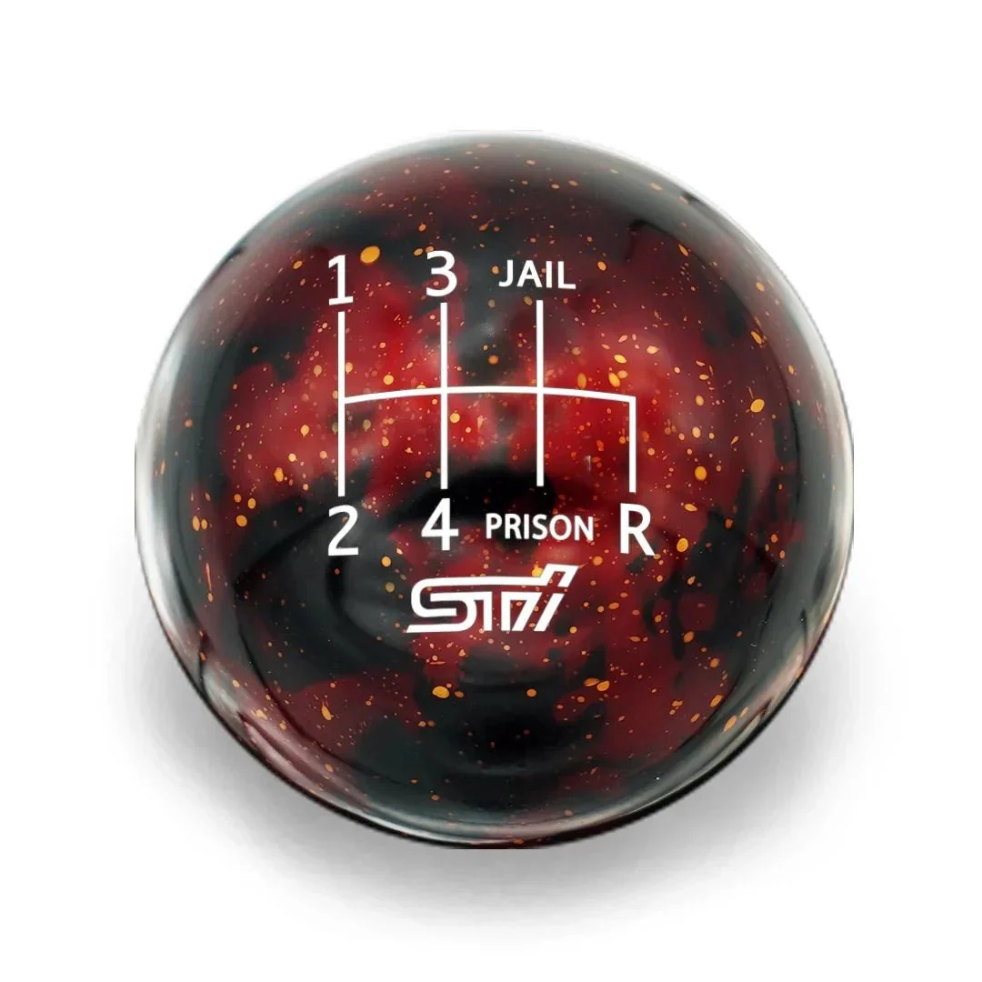Billetworkz Cosmic Space 6 Speed Shift Knob STI Jail-Prison Engraving Subaru STI - Image 23