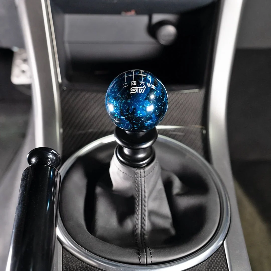 Billetworkz Cosmic Space 6 Speed Shift Knob STI Japanese Engraving Subaru STI - Image 4