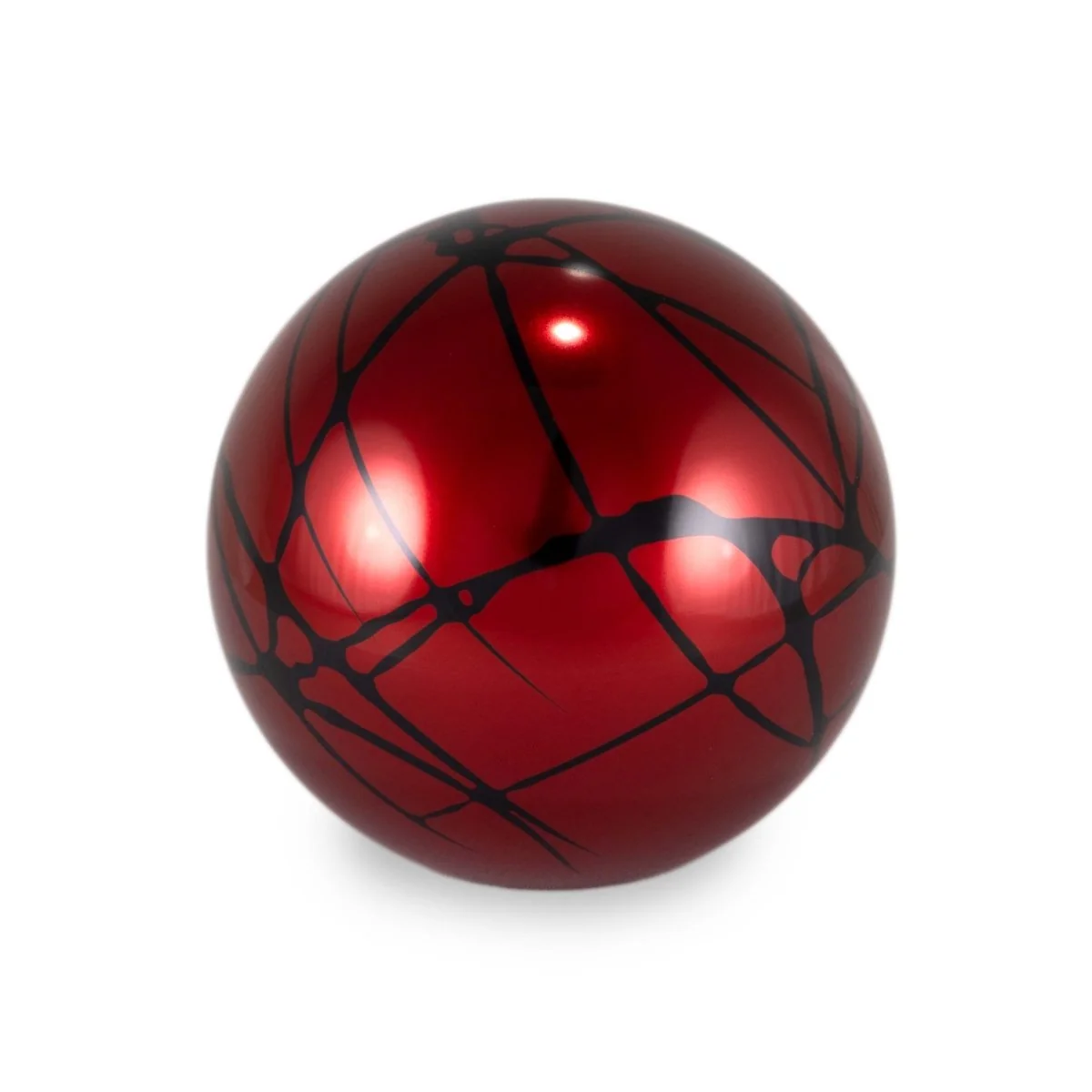 Billetworkz Manual Shift Knob Subaru STI 6-Speed - Red w/ Black Splash - Image 5