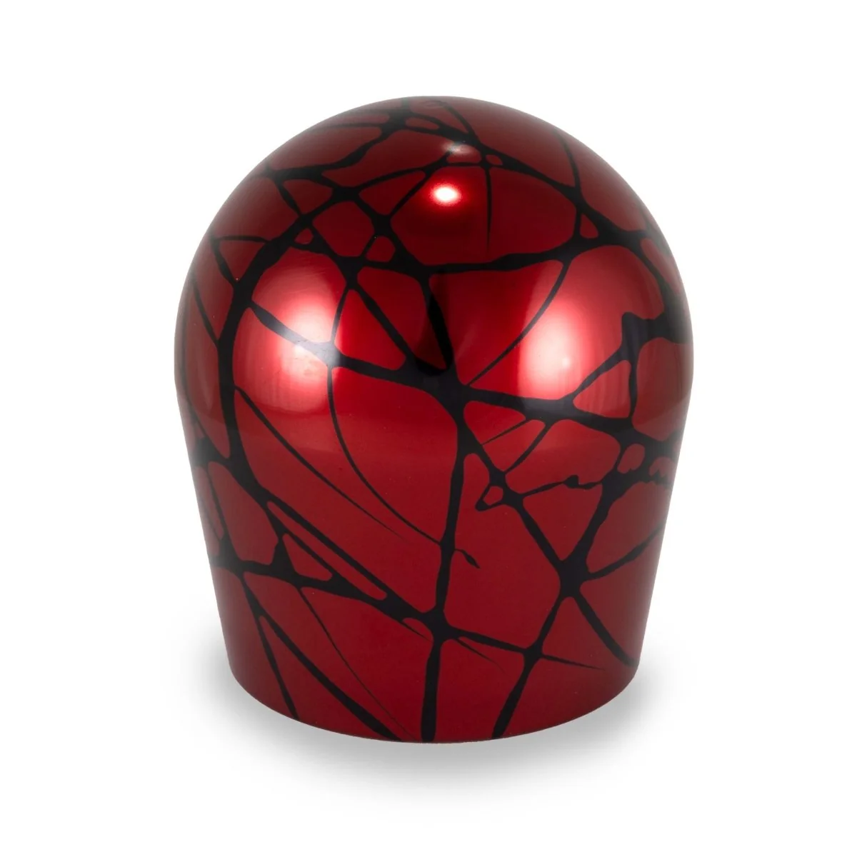 Billetworkz Manual Shift Knob Subaru STI 6-Speed - Red w/ Black Splash - Image 6