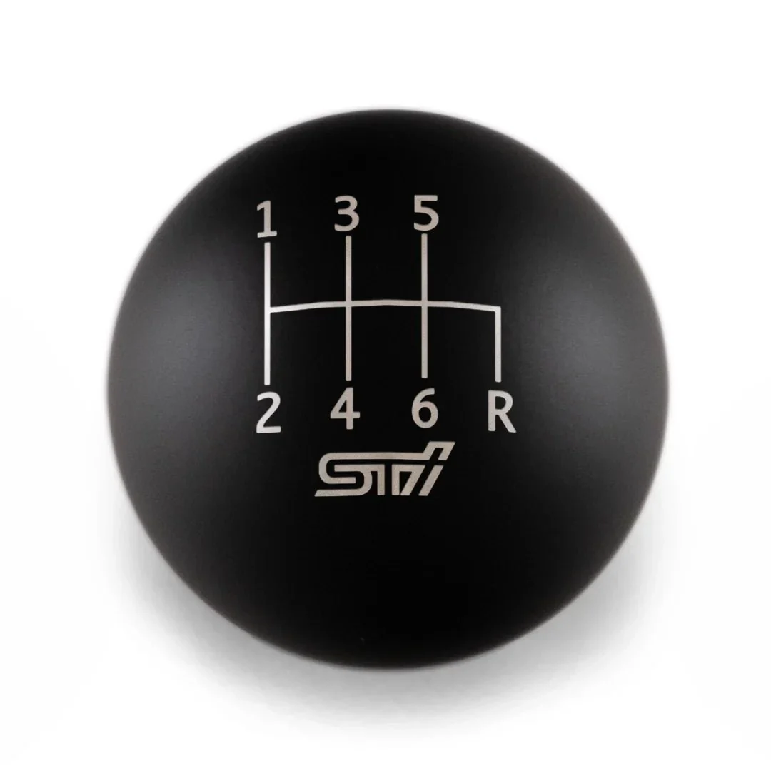 Billetworkz Weighted Shift Knob 6 Speed STI Standard Engraving Fits Most Subaru STI Models - Cobalt Blue - Image 16