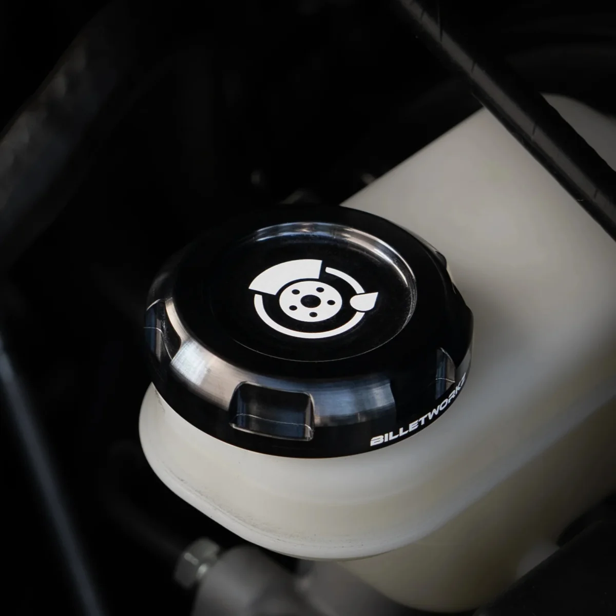 Billetworkz Zero Series Brake Fluid Reservoir Cap w/ Engraving Most Subaru Models - Image 2