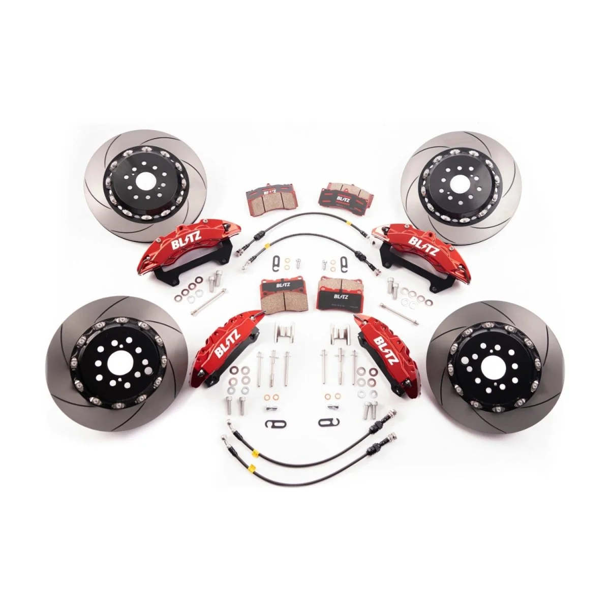 Blitz 6/4 Piston Big Brake Kit w/ Street Series Pads 2013-2026 BRZ / 2022-2026 GR86