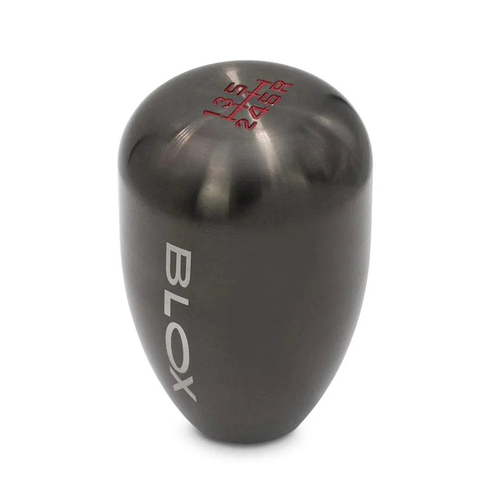 BLOX Racing 6-Speed Billet Shift Knob Gunmetal Most 6 Speed Models