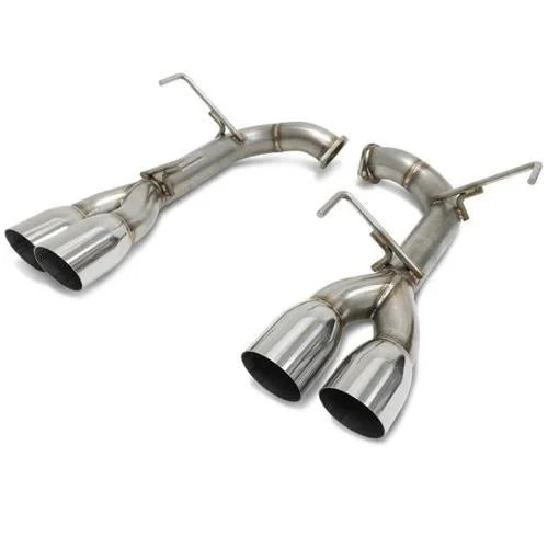 BLOX Racing Muffler Delete w/ 4" Polished Quad Tips 2022-2026 WRX