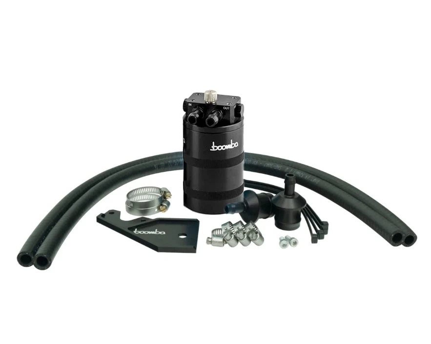 Boomba Stage 2 Catch Can Kit Black Finish 2022-2026 WRX
