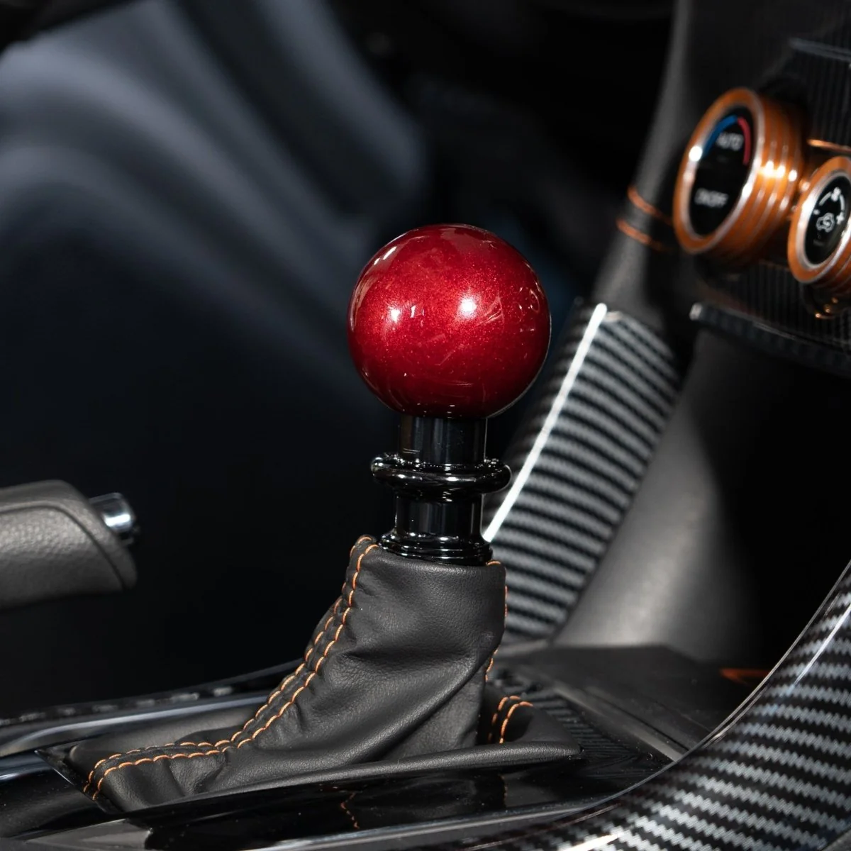 Billetworkz Automatic Shifter CVT Fits Most Subaru Models - Candy Red - Image 2