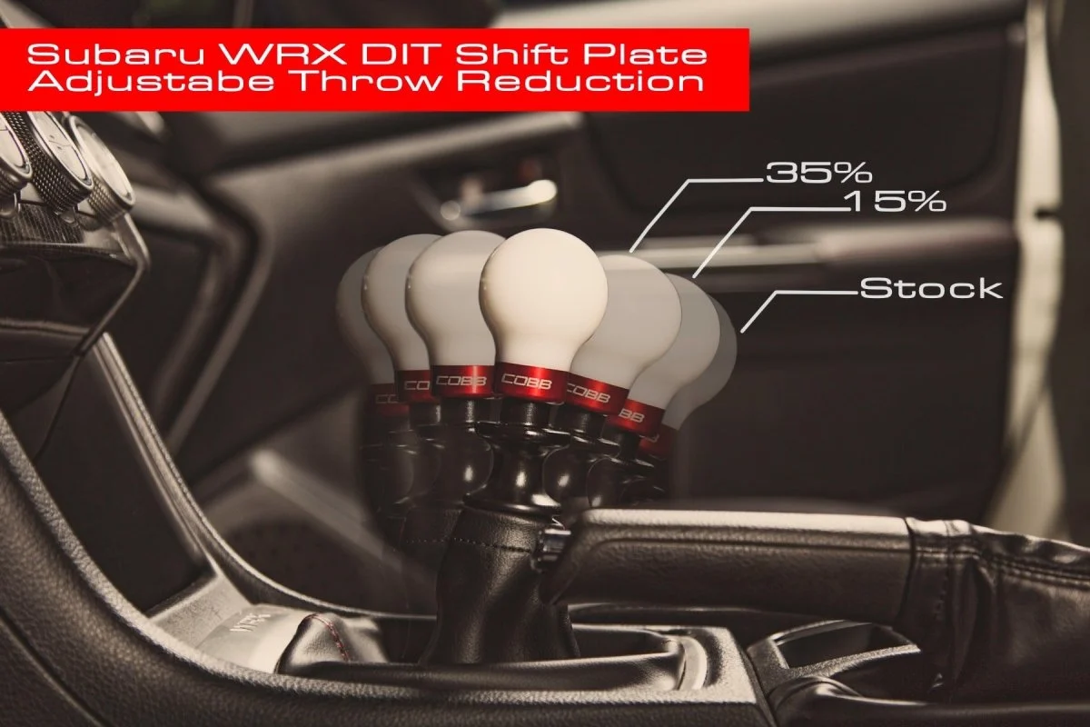 COBB Adjustable Short Shifter Plate 2015-2026 WRX - Image 8