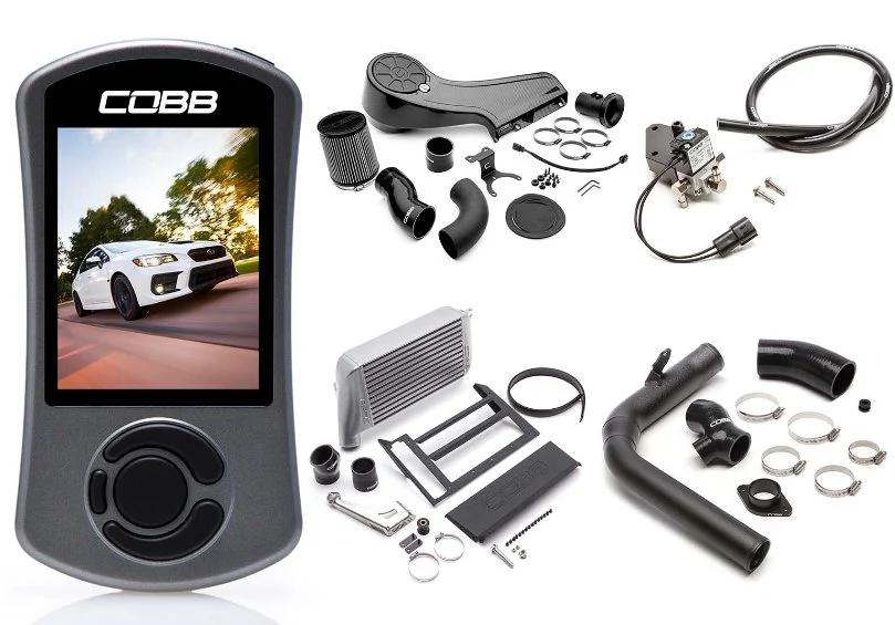 COBB NexGen Stage 2 Redline Carbon Fiber Power Package w/ Silver Intercooler 2015-2021 WRX