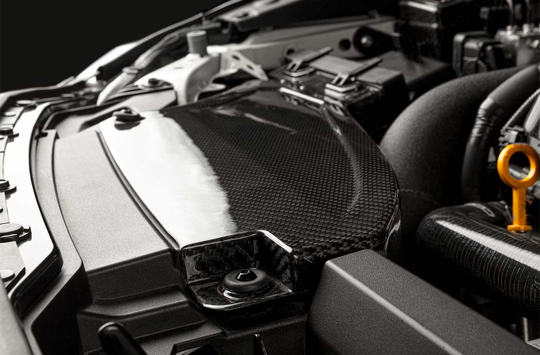 COBB Redline Gloss Carbon Fiber Power Scoop 2022-2026 WRX - Image 10