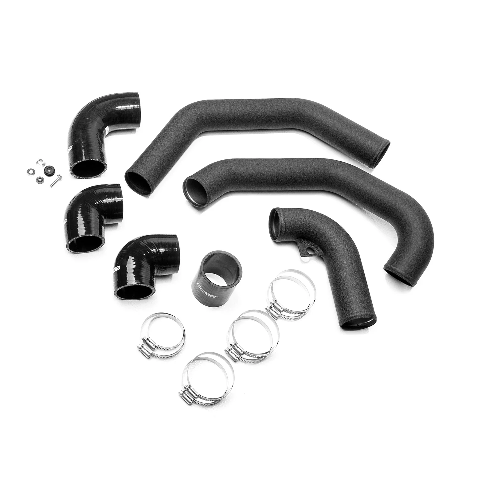 COBB Front Mount Intercooler Kit Black 2008-2014 STI - Image 3