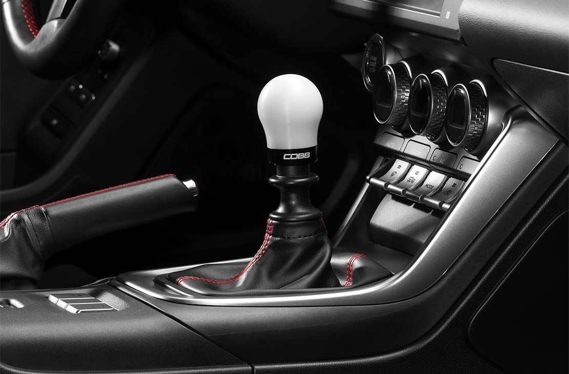 COBB Weighted Short Shift Knob White w/ Interchangeable Base 2013-2026 BRZ / 2013-2016 FRS / 2017-2021 GT86 / 2022-2026 GR86 - Image 6