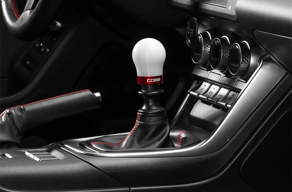 COBB Weighted Short Shift Knob White w/ Interchangeable Base 2013-2026 BRZ / 2013-2016 FRS / 2017-2021 GT86 / 2022-2026 GR86 - Image 7