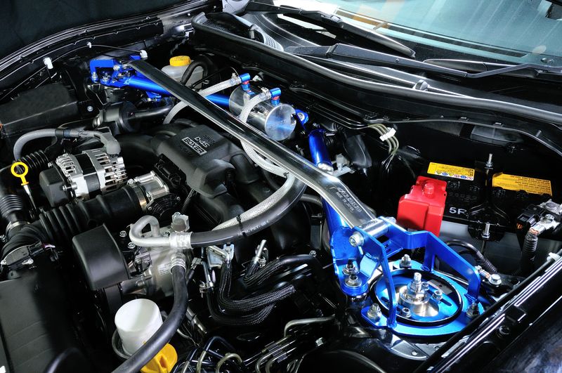 Cusco Front Strut Tower Bar Type OS w/ Master Cylinder Brace 2013-2026 BRZ / 2013-2016 FRS/ 2017-2021 GT86 / 2022-2026 GR86 - Image 4