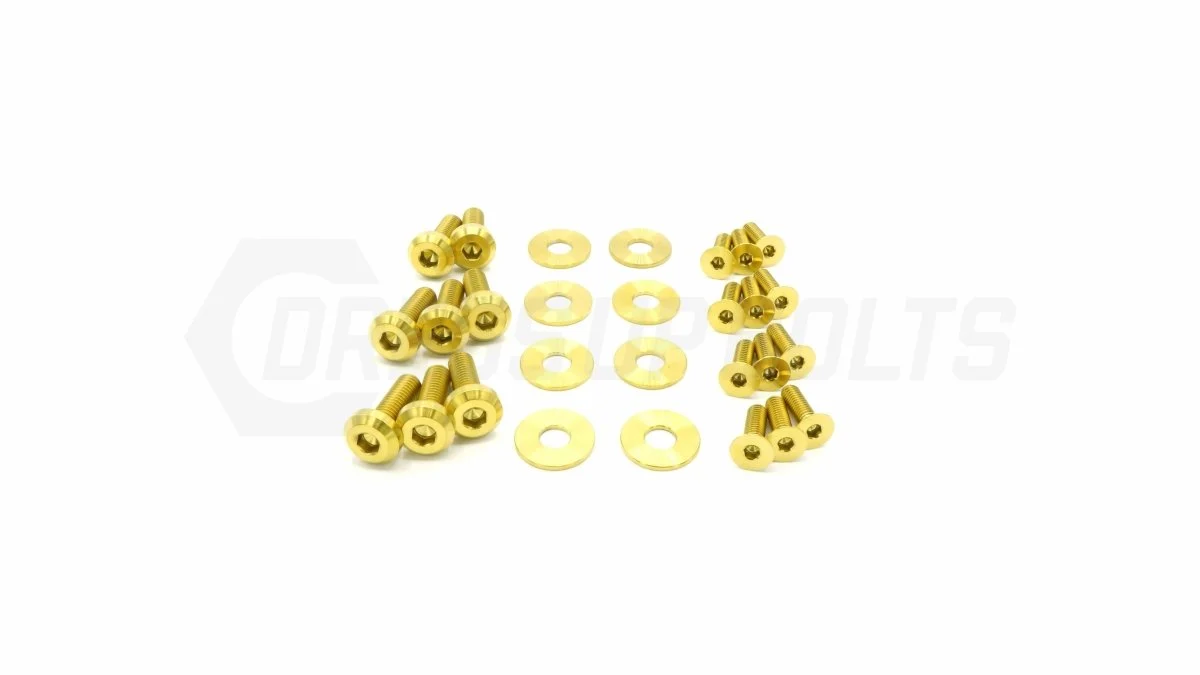 Dress Up Bolts Titanium Hardware Door Kit 1998-2001 Impreza