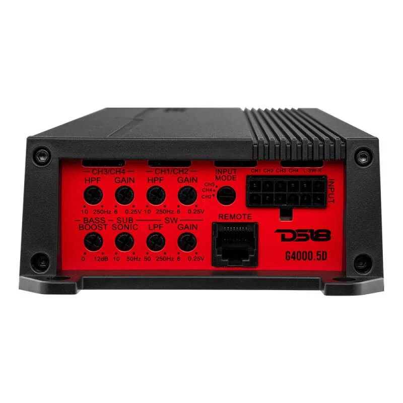 DS18 5-Chnl Amp 2x 420/4ohm Bridge SUB 900/1ohm 4 x 220 SUB 600/2ohm 4 x 130 SUB 300/4 ohm Watts RMS - Image 2