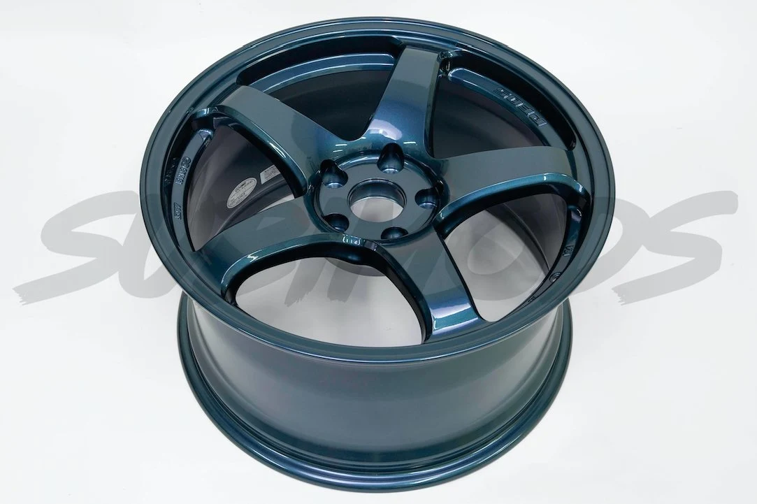Enkei PF05 Misty Blue 18x9.5 5x114.3 38mm Offset - Image 3