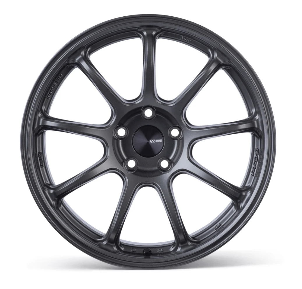 Enkei PF09 Dark Silver 17x8 5x100 40mm Offset - Image 2