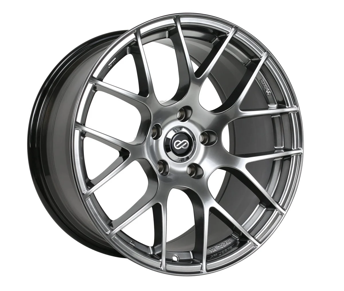 Enkei Raijin Hyper Silver 18x9.5 5x100 45mm Offset