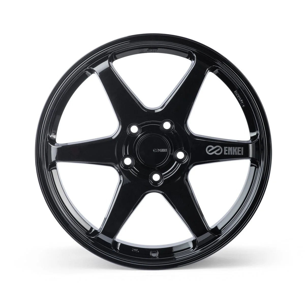 Enkei T6R Gloss Black 18x9.5 5x114.3 38mm Offset - Image 2