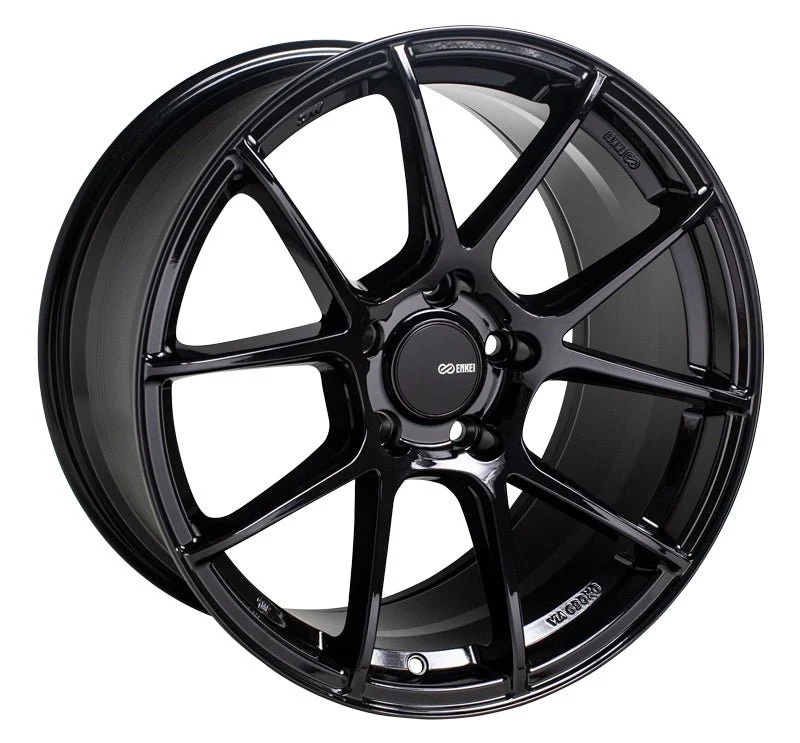 Enkei TSV Gloss Black 18x9.5 5x114.3 38mm Offset